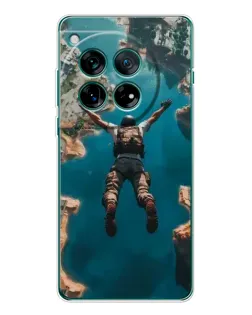 Чехол для OnePlus 12 с картинкой «PUBG — свободное падение»
