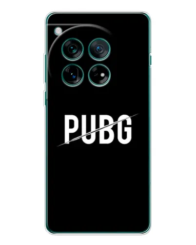 Чехол для OnePlus 12 с картинкой «PUBG — белый логотип» Чехол для OnePlus 12 с картинкой «PUBG — белый логотип»
