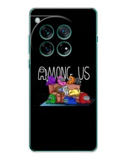 Чехол для OnePlus 12 с картинкой «Логотип Among Us» Чехол для OnePlus 12 с картинкой «Логотип Among Us»