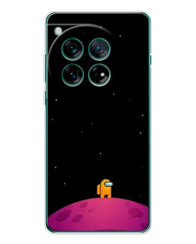 Чехол для OnePlus 12 с картинкой «Одинокий герой на планете»