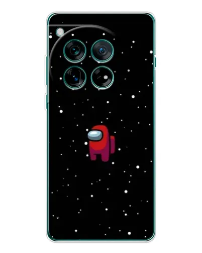 Чехол для OnePlus 12 с картинкой «Красный Among Us»