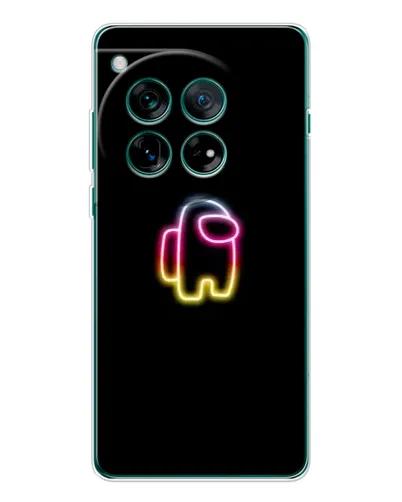 Чехол для OnePlus 12 с картинкой «Among Us градиент»