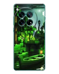 Чехол для OnePlus 12 с картинкой «Minecraft лесной пейзаж» Чехол для OnePlus 12 с картинкой «Minecraft лесной пейзаж»