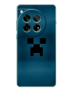 Чехол для OnePlus 12 с картинкой «Крипер текстура»