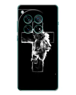 Чехол для OnePlus 12 с картинкой «Сияющий крест Jesus»