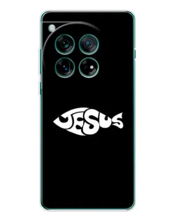 Чехол для OnePlus 12 с картинкой «Рыба Jesus»