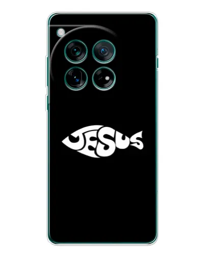 Чехол для OnePlus 12 с картинкой «Рыба Jesus» Чехол для OnePlus 12 с картинкой «Рыба Jesus»