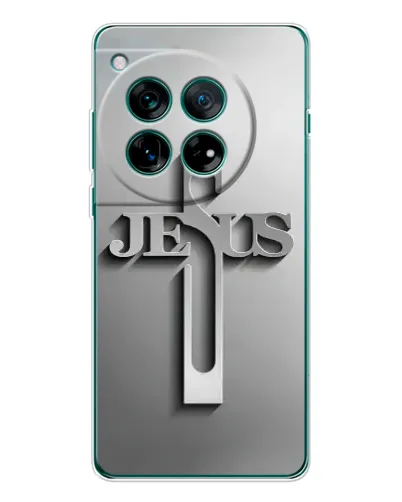 Чехол для OnePlus 12 с картинкой «Металлический крест Jesus» Чехол для OnePlus 12 с картинкой «Металлический крест Jesus»