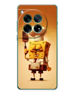 Чехол для OnePlus 12 с картинкой «Губка Боб повар»