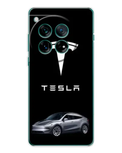 Чехол для OnePlus 12 с картинкой «Tesla Model Y»