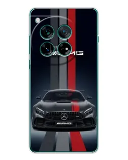 Чехол для OnePlus 12 с картинкой «Mercedes — белый карбон» Чехол для OnePlus 12 с картинкой «Mercedes — белый карбон»