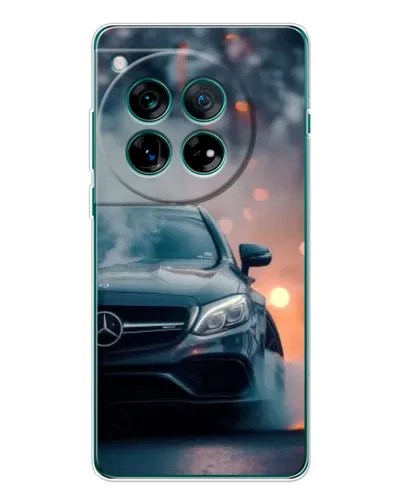 Чехол для OnePlus 12 с картинкой «Mercedes — ночной город»