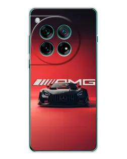Чехол для OnePlus 12 с картинкой «Mercedes AMG — красная линия»