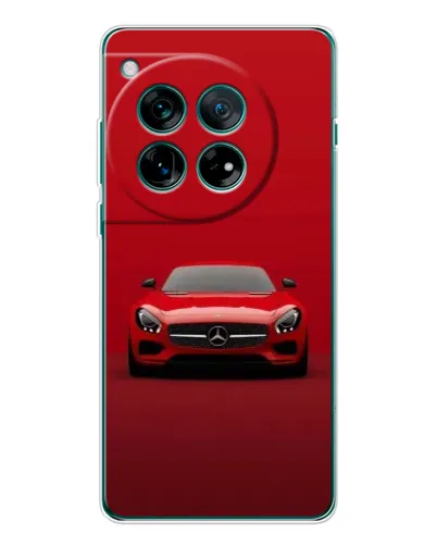 Чехол для OnePlus 12 с картинкой «Красный Mercedes AMG»
