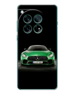 Чехол для OnePlus 12 с картинкой «Mercedes — неоновый лого»