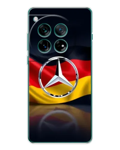 Чехол для OnePlus 12 с картинкой «Mercedes — флаг Германии»