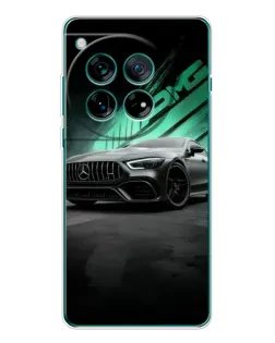 Чехол для OnePlus 12 с картинкой «Темный Mercedes AMG»