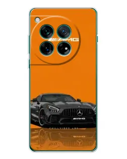 Чехол для OnePlus 12 с картинкой «Оранжевый Mercedes AMG»
