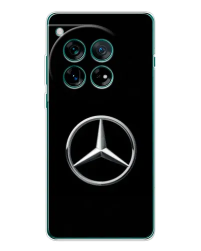 Чехол для OnePlus 12 с картинкой «Mercedes классический лого»