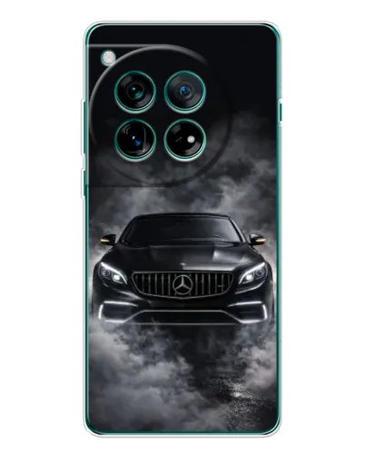 Чехол для OnePlus 12 с картинкой «Mercedes в дыму»