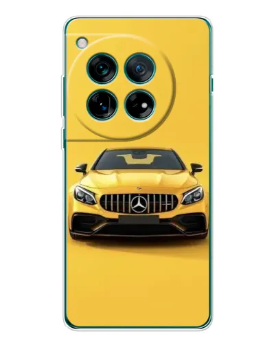 Чехол для OnePlus 12 с картинкой «Желтый Mercedes GT»