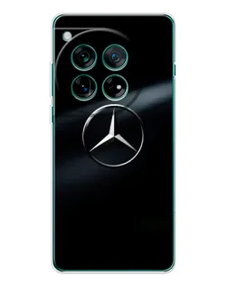 Чохол для OnePlus 12 з картинкою «Mercedes на металі»