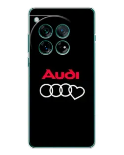 Чехол для OnePlus 12 с картинкой «Логотип Audi Heart»