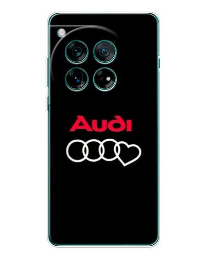 Чехол для OnePlus 12 с картинкой «Логотип Audi Heart»