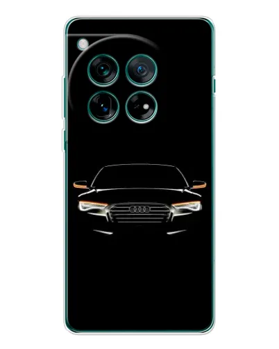 Чехол для OnePlus 12 с картинкой «Audi — ночной контур»