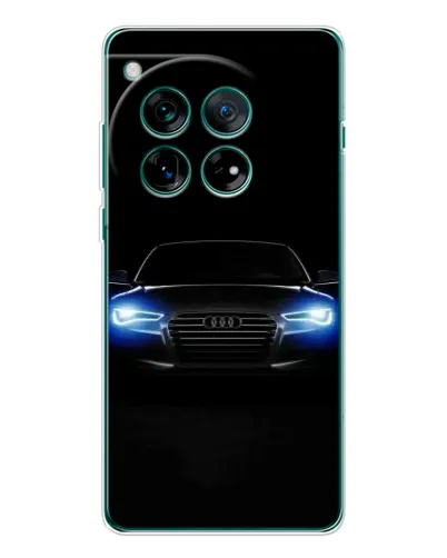 Чехол для OnePlus 12 с картинкой «Audi в неоне»