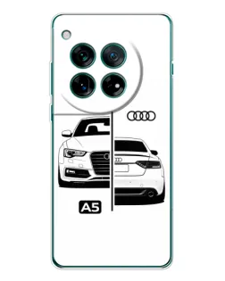 Чехол для OnePlus 12 с картинкой «Audi — контрастный дизайн»