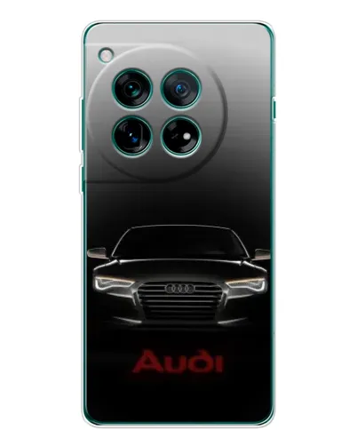 Чехол для OnePlus 12 с картинкой «Audi — градиентный контур»