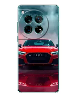 Чехол для OnePlus 12 с картинкой «Audi RS — красный стиль»