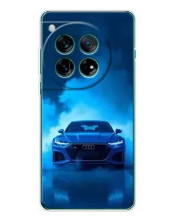 Чехол для OnePlus 12 с картинкой «Audi — голубая энергия»