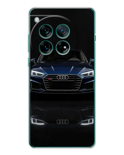 Чехол для OnePlus 12 с картинкой «Audi — ночное отражение»