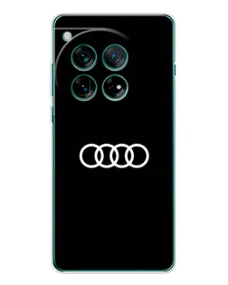 Чехол для OnePlus 12 с картинкой «Audi White Logo»