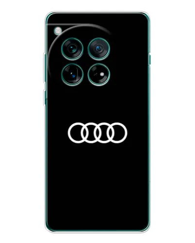 Чехол для OnePlus 12 с картинкой «Audi White Logo»