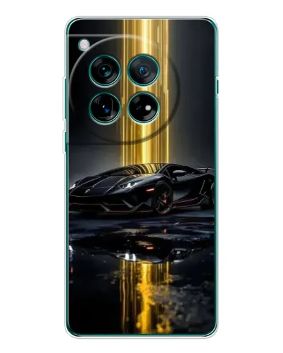 Чехол для OnePlus 12 с картинкой «Ночной Lamborghini драйв»