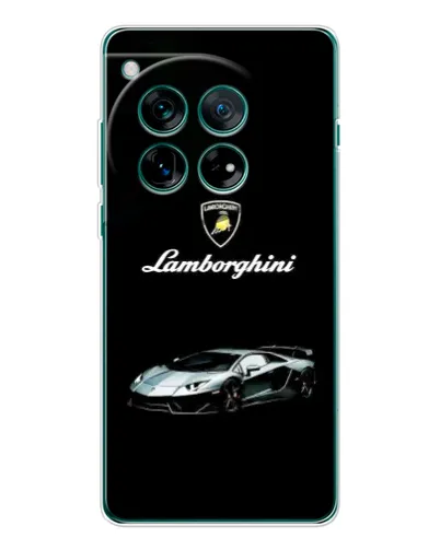 Чехол для OnePlus 12 с картинкой «Логотип Lamborghini классика»