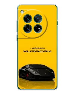Чехол для OnePlus 12 с картинкой «Lamborghini Huracan черный»