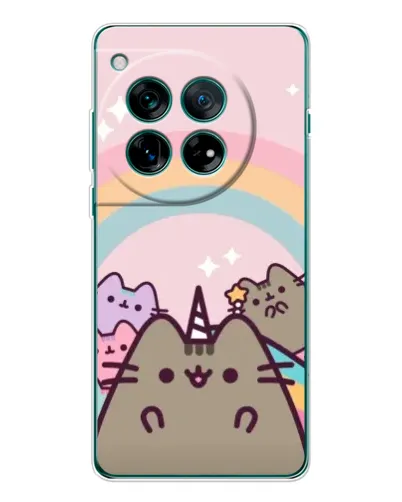 Чехол для OnePlus 12 с картинкой «Единорог Pusheen»