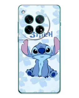 Чехол для OnePlus 12 с картинкой «Stitch среди цветов»