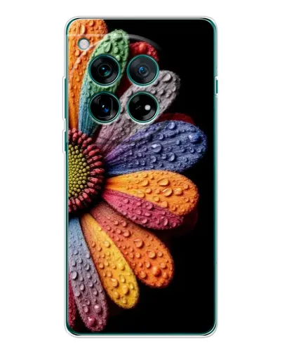 Чохол для OnePlus 12 з картинкою «Райдужна квітка»