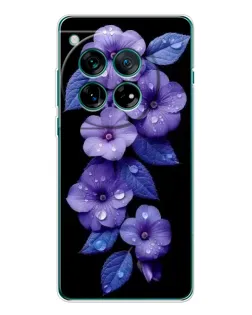 Чохол для OnePlus 12 з картинкою «Фіолетові квіти з росою» Чохол для OnePlus 12 з картинкою «Фіолетові квіти з росою»