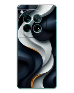 Чохол для OnePlus 12 з картинкою «Об'ємні чорно-білі стрічки» Чохол для OnePlus 12 з картинкою «Об'ємні чорно-білі стрічки»