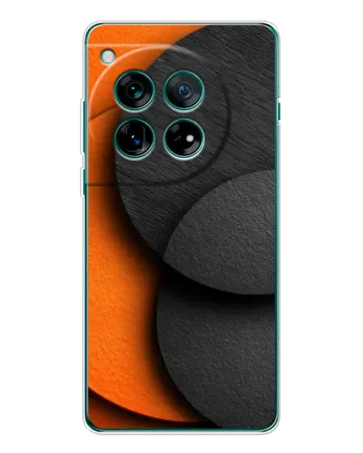 Чохол для OnePlus 12 з картинкою «Геометрія помаранчевих кіл»