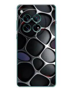 Чохол для OnePlus 12 з картинкою «Об'ємна темна решітка» Чохол для OnePlus 12 з картинкою «Об'ємна темна решітка»