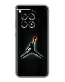 Чехол для OnePlus 12R с картинкой «Jordan Gradient Logo»