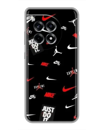 Чехол для OnePlus 12R с картинкой «Nike Mix Pattern»