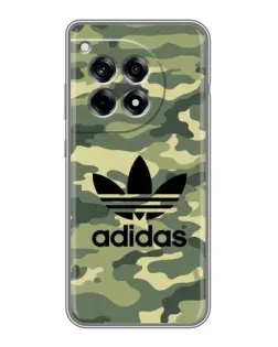Чохол для OnePlus 12R з картинкою «Мілітарі стиль Adidas»